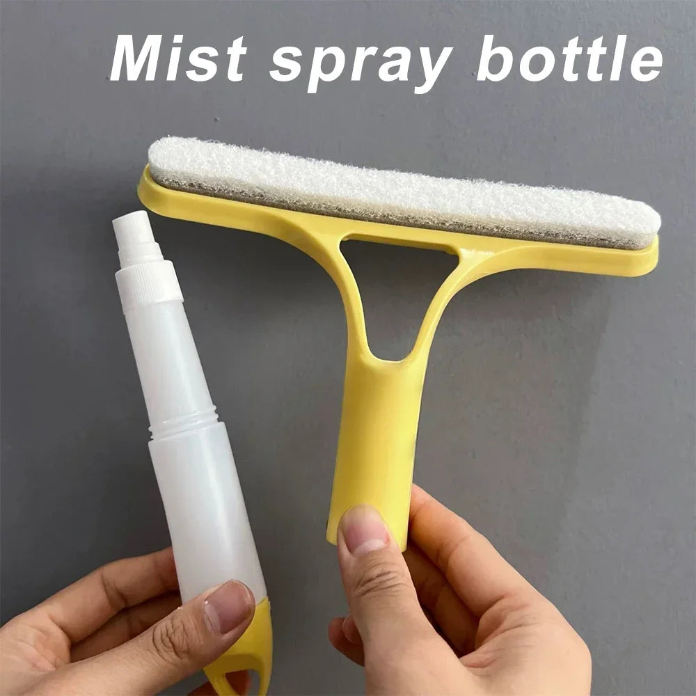 3-in-1 Spray window cleaning Squeegee, meant to make your life easier!