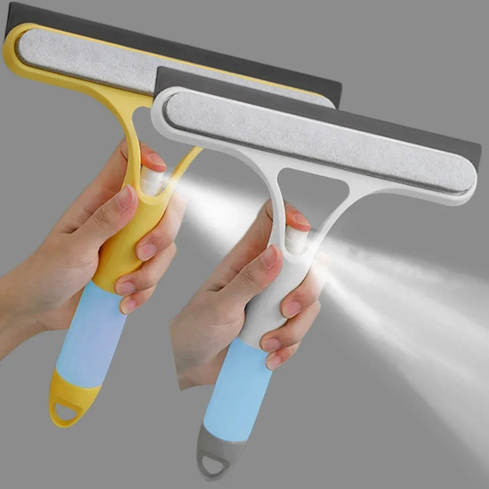 3-in-1 Spray window cleaning Squeegee, meant to make your life easier!